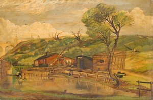 Landschap met Vijver